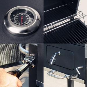 Griglia a Carbone Portatile Regolabile Gourmet per <span class=keywords><strong>Barbecue</strong></span> all'Aperto, Picnic, <span class=keywords><strong>Campeggio</strong></span>, Patio e Giardino - Product Image 3