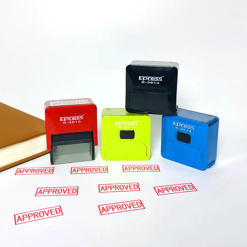 Großhandel Custom Stamps Office Verwenden Sie Gummi selbst färbende Stempel