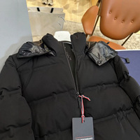Grenzüberschreitender Europäischer Markt 2026 Hochwertige Herren Funktions-Skijacke mit Kapuze Daunenjacke Ärmeltasche Reißverschluss 80% Gänsedaunen