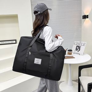 Bolsa de Viaje Plegable Ultraligera, Bolsa de Lona Impermeable de Gran Capacidad, Bolsa de Viaje y Gimnasio Portátil para Fin de Semana - Product Image 3