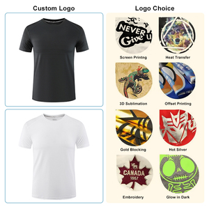 เสื้อวิ่งออกกำลังกายผู้ชาย แขนสั้น ผ้าโพลีเอสเตอร์ถักเนื้อแน่น คุณภาพสูง ระบายอากาศได้ดี แห้งเร็ว ทรงหลวม น้ำหนัก 210 กรัม ขายส่ง - Product Image 1