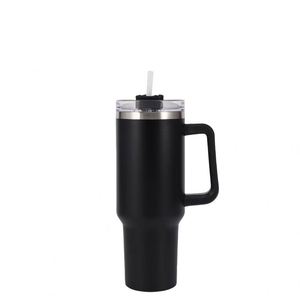 New Arrival Spill Proof <b>Travel</b> Mug Stainless Steel Insulated Trek Simple 40Oz 40 Oz Tumbler With Handle and <b>Straw</b> - Product Image 2