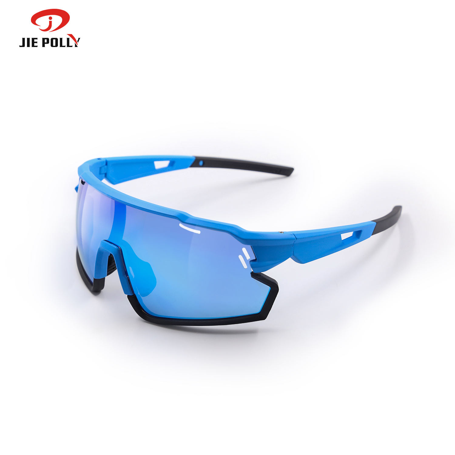 JIEPOLLY Guangzhou Eyewear Factory Sample Available Uv400 Sports Fishing TR90 Frame Lens Custom Sport Glasses Cycling Sunglasses