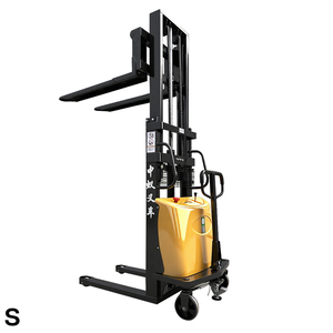 Empilhador de paletes semi-elétrico <span class=keywords><strong>Manual</strong></span> Fork <span class=keywords><strong>Lift</strong></span> <span class=keywords><strong>Pallet</strong></span> Stacker3.5M Empilhador elétrico Walkie Reach <span class=keywords><strong>Pallet</strong></span> <span class=keywords><strong>Lift</strong></span> Gabelstapler elétrico - Product Image 4