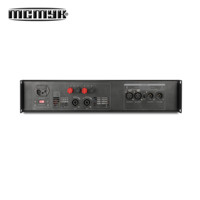 Amplifier Digital Metal Dual Channel 350W Respon Frekuensi 20Hz-20kHz <0.05% THD untuk Laporan Konferensi Siaran Profesional