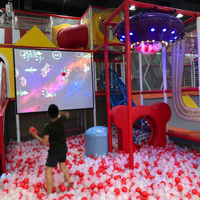 Jeux de projection interactifs pour enfants : Balle écrasante, jeux VR et jeux 3D interactifs pour aire de jeux intérieure