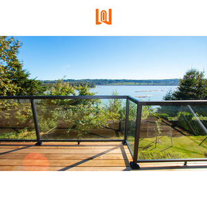 Barandilla de Aluminio y Vidrio de Diseño Moderno de Alta Calidad, Barandilla de Balcón de Aluminio y Vidrio - Product Image 4