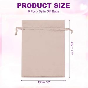 Small Gift Fabric Printed Logo Luxury Soft Perfume Silk Satin <b>Dust</b> Pouch Packaging Custom Drawstring Jewelry <b>Bag</b> - Product Image 2