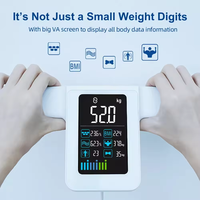 CE & Rohs OEM 8 Électrodes Balances de Pesage Intelligentes de Bonne Qualité Affichage VA APP Analyseur Électronique BMI Smart Body Scales