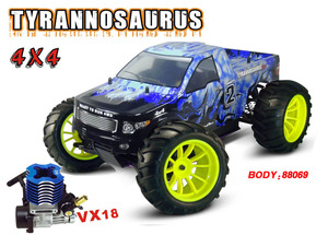 Lehoo Đồ Chơi Hsp 94108 2.4G 1/8 Nitro Điện Điều Khiển Từ Xa Sở Thích Đua Xe Off Road RC Xe Tải - Product Image 6