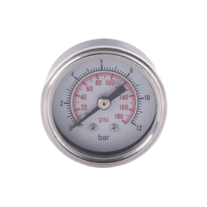 Manómetro Axial de 40 mm de Baja Presión, de Hierro Fundido, Económico, para Medición Industrial - Product Image 1