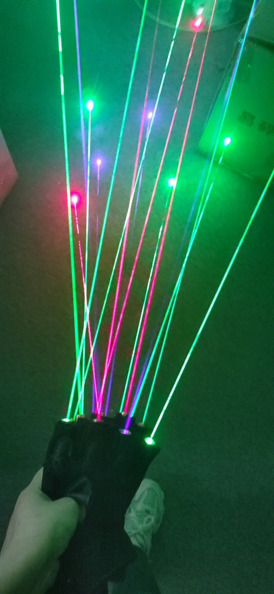 Guantes del laser