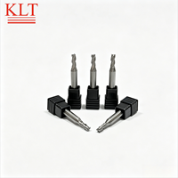 Fraise à queue carrée KLT Metric à 3 cannelures, outil de fraisage CNC pour plastiques HRC 55