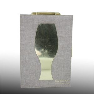 Alta calidad logotipo personalizado MDF 2 botella de <span class=keywords><strong>vino</strong></span> de madera caja de <span class=keywords><strong>vino</strong></span> de cuero de la caja de regalo - Product Image 3