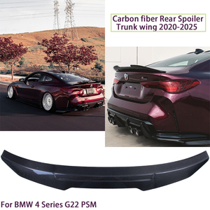 สปอยเลอร์หลังคาร์บอนไฟเบอร์ทรง PSM สำหรับรถยนต์ BMW ซีรีส์ 4 G22 Coupe/M4 G82 ปี 2020-2025 - Product Image 2