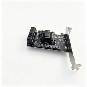 Carte d'extension PCIe3.0 <span class=keywords><strong>X2</strong></span> vers 9 SATA3 ASMedia 6 Gb/s, contrôleur PCIe STA non-<span class=keywords><strong>RAID</strong></span> pour ordinateur de bureau III, remplaçable à chaud et bootable - Product Image 5