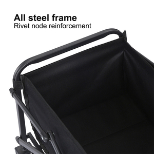 Chariot de plage pliable à grande capacité et robuste, chariot utilitaire pliable, chariot de jardin <span class=keywords><strong>portable</strong></span>, chariot de camping, chariot de courses OEM - Product Image 3