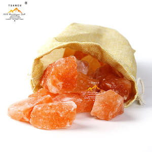 Sal natural del Himalaya gruesa/sal rosa roja, piedra de masaje Rosa cruda, bloque de sal de roca para curación, masaje de pies, baño de Sauna - Product Image 3