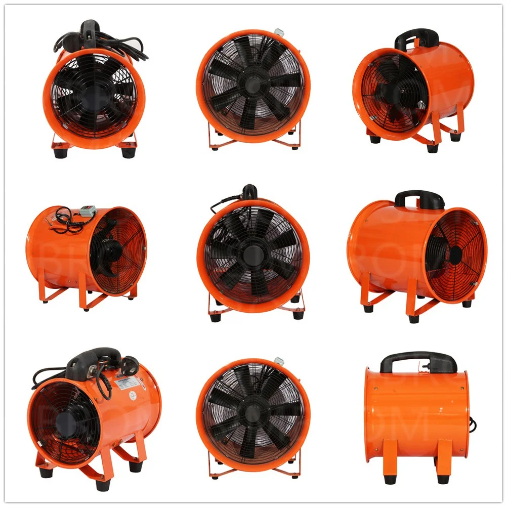Axial fan-8-16 inch 220V Portable ventilation exhaust fan ducted fan flexible duct Small volume Ventilation fan
