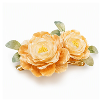 Fleurs artificielles faites à la main, barrettes et accessoires pour cheveux en soie pour mariages et cadeaux de mariage