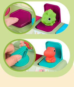 Baby Dinosaur -<b>up</b> <b>Toy</b> Plastic Material Early Developmental Montessori Educational <b>Toy</b> for Kids Interactive Learning and Play - Product Image 5