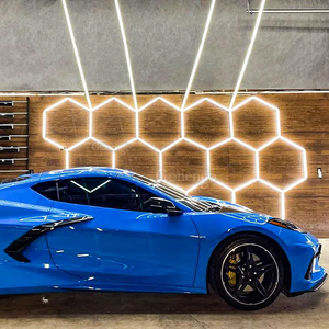 Cao cấp cá nhân Led RGB hình lục giác nhà để xe ánh sáng trần nhôm RGB LED ánh sáng với từ xa - Product Image 1