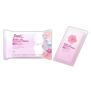 Individual Package OEM Factory Facial Private Label Makeup Remover Wet Wipes