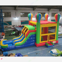 Château gonflable pour enfants de 9x4m, aire de jeux gonflable, château gonflable à sauter, toboggan gonflable, château gonflable à sauter