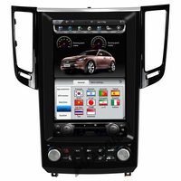 Lecteur autoradio 12.1 pouces avec écran vertical GPS de navigation Tesla pour Infiniti FX35 2009 Lecteur vidéo stéréo de voiture