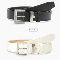 Ceinture en cuir pour femmes, pour jeans, robes, pantalons, ceinture élégante pour femmes avec boucle argentée