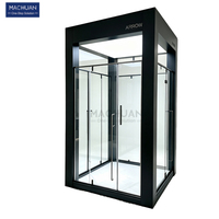 Vitrine moderne sur mesure pour carreaux, avec cadre métallique pour montage facile, pour salle de bain, salle de douche, articles sanitaires, salle d'exposition de carreaux