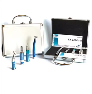 Kit de pieza de mano de contraángulo de alta/baja velocidad con botón pulsador Dental, pieza de mano recta, Motor de aire, pieza de mano de turbina Dental de baja velocidad - Product Image 2