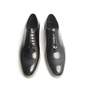 Nouvelle conception – Mocassins carrés pour hommes, en cuir véritable respirant, à lacets, patchwork, printemps, antidérapants, légers - Product Image 6