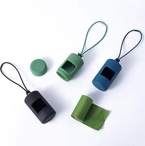 Huamaohengchun - Dispensador de Bolsas para Excrementos de Perro, Ligero, Portátil, de Nailon, Ecológico, Biodegradable, de Plástico - Product Image 1