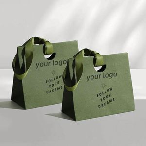 Bolsa de Papel Personalizada de Marca de Lujo con Logotipo Personalizado para Boutique de Zapatos, Bolsa de Regalo para Compras - Product Image 2