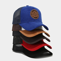 Gorra de malla con protección solar para camioneros, hombres y mujeres, ajustable, deportiva, para el verano.
