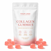 Gummy supplementen: knapperige amber gummies met een knapperige buitenkant en een zachte binnenkant, fruit smaak, OEM ODM op maat gemaakte functionele gummies