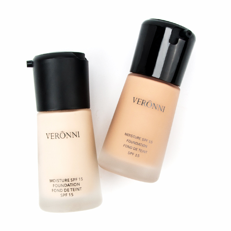 6 Colors Foundation Liquid Brush Private Label Liquid Foundation Makeup Beeswax Embosser Bottle Cream Concealer And Foundation