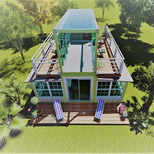 Casa Contenedor Casa de 2 Pisos Casas Prefabricadas Villas de Lujo - Product Image 4