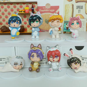 8 unids/set estatuas de <span class=keywords><strong>Manga</strong></span> Figura <span class=keywords><strong>Blue</strong></span> <span class=keywords><strong>Lock</strong></span> Isagi Yoichi PVC Anime figura para Catcher Egg Box Gashapon juego máquina Premio Juguetes - Product Image 3