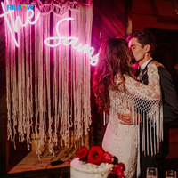 Drop Shipping Design gratuit Chaleureux Romantique Custom Made LED Letter Wedding Neon Light Neon Signs