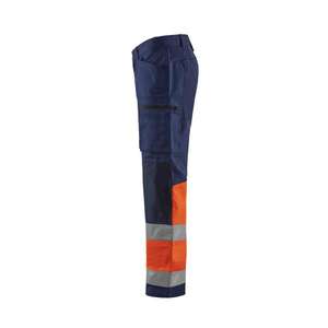 BLAKLADER - 155118118953C154 Pantalón Hi-Vis stretch Azul marino/Naranja-EAN 7330509662908 ROPA DE TRABAJO DE LA HI-VIS - Product Image 5