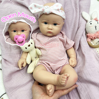 Poupée Bébé Reborn en Silicone Lavable de 18 Pouces, Corps Entier, Fille, Aspect Nouveau-né Réaliste, pour Jeu d'Imitation Enfant, Cadeau de Collection, Vente en Gros