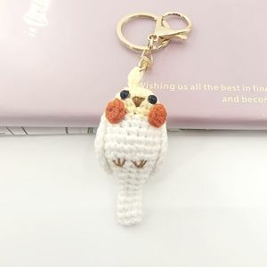 Llavero de Pájaro Loro Tejido a Crochet, Amigurumi, Juguetes de Ganchillo, Muñecos de Animales, Llavero de Loro - Product Image 4