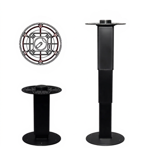 Estructura de mesa elevadora para RV, de aleación de aluminio, con patas neumáticas hidráulicas, 73 cm de altura, flexible, para conversión de RV, cama o remolque. - Product Image 1