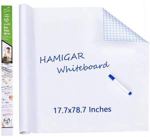 Calcomanía de pared de pizarra blanca de borrado en seco más gruesa grande, pegatina de pared de PET, cartel de papel adhesivo de <span class=keywords><strong>vinilo</strong></span>, pegatina de pared de pizarra blanca - Product Image 2