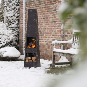 <span class=keywords><strong>Chimenea</strong></span> de acero multifuncional para exteriores de alta calidad <span class=keywords><strong>Chimenea</strong></span> de leña con almacenamiento de leña incorporado - Product Image 3