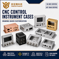 Boîtiers d'instruments en aluminium, cuivre et laiton sur mesure pour systèmes de contrôle, production de prototypes, pièces usinées CNC en aluminium