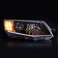 Conjunto de Faros Delanteros para Skoda Octavia 2015-2017, Actualizados con LED, DRL, Lente de Proyector