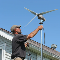 Éolienne à axe vertical Outevo 3KW, kit complet pour l'enseignement de l'énergie dans les universités, les écoles techniques et les laboratoires.